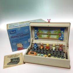 ◎◎ メガハウス ディズニー くまのプーさん ハニーコンサート 時計 アラーム 説明書付 動作確認済 パーツ完備 Bランク