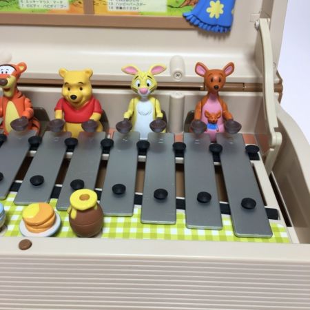  メガハウス ディズニー くまのプーさん ハニーコンサート 時計 アラーム 説明書付 動作確認済 パーツ完備