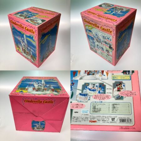  トミー 私の東京ディズニーランドプレイセット シンデレラ キャッスル 動作未確認 旗パーツ1本破損