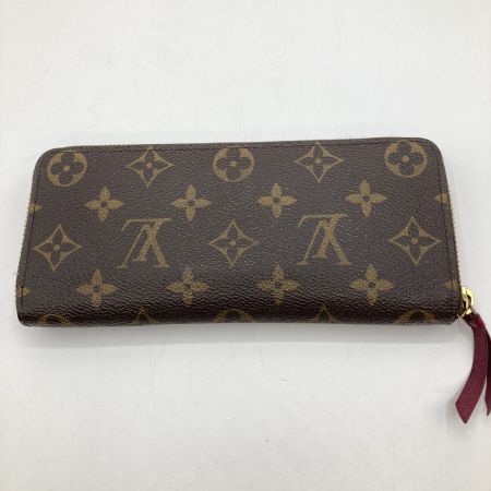  LOUIS VUITTON ルイヴィトン モノグラム ポルトフォイユ・クレマンス 長財布 M60742 フューシャ
