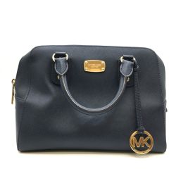 ◎◎ MICHAEL KORS マイケルコース ハンドバッグ 35S7GD2S1L ネイビー Cランク