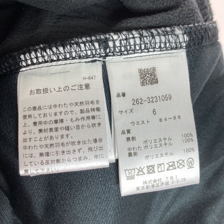  Jack Bunny!! ジャックバニー JBロゴ 中綿防寒パンツ サイズ6 262-3231059 ブラック