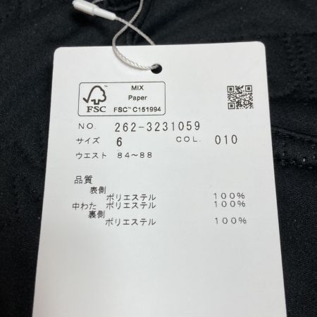  Jack Bunny!! ジャックバニー JBロゴ 中綿防寒パンツ サイズ6 262-3231059 ブラック