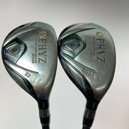  Bridgestone ブリヂストン PHYZ ファイズ 4UT 5UT ユーティリティ 2本セット PZ-501U SR カバー付