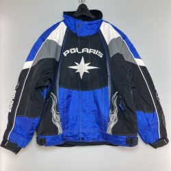 ◎◎ POLARIS ポラリス スノーモービル ジャケット MEN'S LARGE 中綿ジャケット Cランク