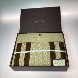 ◎◎ CELINE セリーヌ 西川産業 合織肌掛け布団 シングル 140cm×190cm AHL 555 1082 CL 1510 ブラウン Sランク