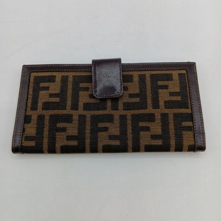  FENDI フェンディ ズッカ 長財布 2277･51339・018 ブラウン