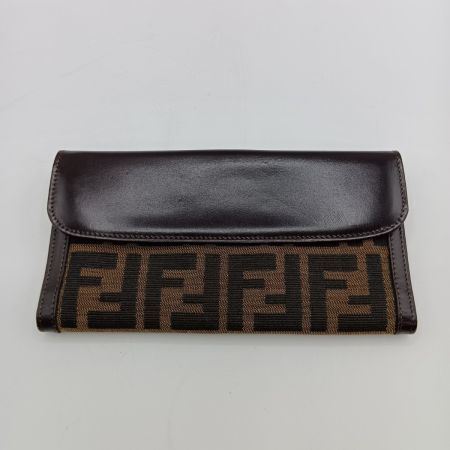  FENDI フェンディ ズッカ 長財布 2277･51339・018 ブラウン