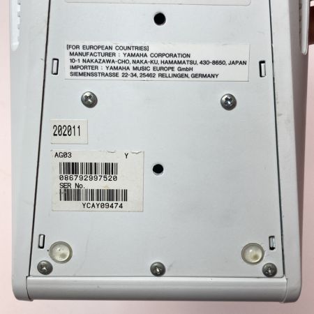  YAMAHA ヤマハ AG03 ウェブキャスティングミキサー 本体のみ 通電のみ確認 ジャンク