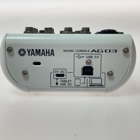  YAMAHA ヤマハ AG03 ウェブキャスティングミキサー 本体のみ 通電のみ確認 ジャンク
