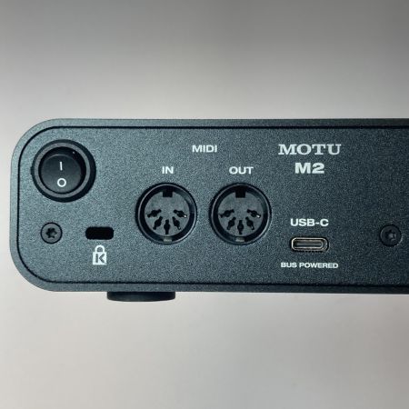  MOTU M2 2in 2out USB-C オーディオインターフェース 本体のみ 通電のみ確認 ジャンク M2