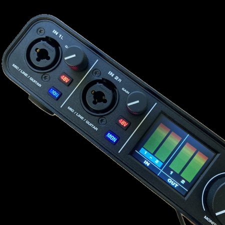  MOTU M2 2in 2out USB-C オーディオインターフェース 本体のみ 通電のみ確認 ジャンク M2