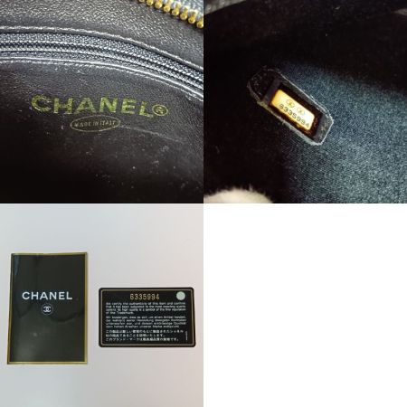  CHANEL シャネル マトラッセ 復刻トート トートバッグ キャビアスキン ココマーク A01804 ブラック×ゴールド