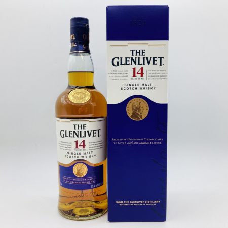   THE GLENLIVET  ザ・グレンリベット 14年 40% 750ml シングルモルト スコッチ ウイスキー 箱付 未開栓