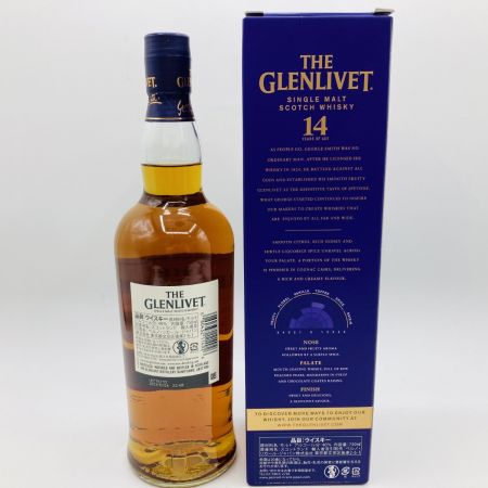   THE GLENLIVET  ザ・グレンリベット 14年 40% 750ml シングルモルト スコッチ ウイスキー 箱付 未開栓