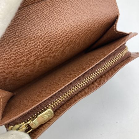  LOUIS VUITTON ルイヴィトン モノグラム ポルト モネ・ビエ トレゾール 2つ折り財布 M61730 ブラウン