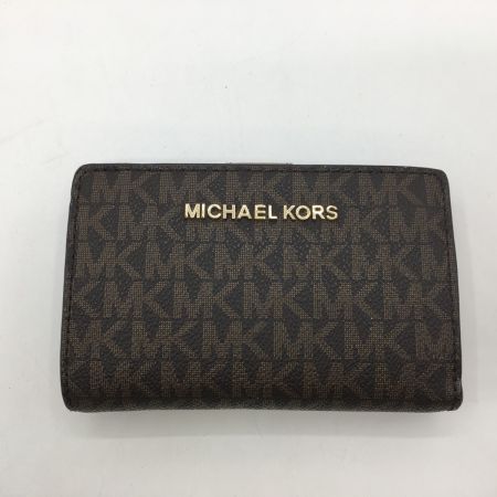 MICHAEL KORS マイケルコース 2つ折り財布 35F8GTVF2B ブラウン