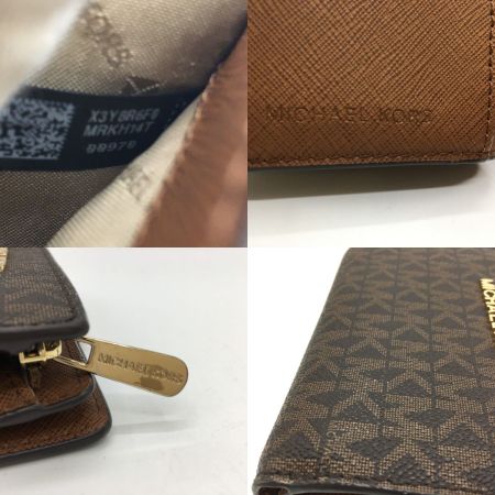  MICHAEL KORS マイケルコース 2つ折り財布 35F8GTVF2B ブラウン