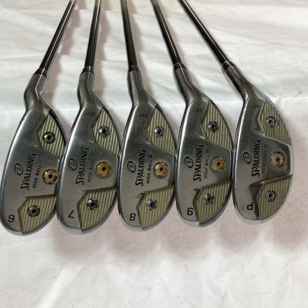  HIGH BALL III ハイボール3 6-9.P 5本 アイアンセット SPALDING スポルディング