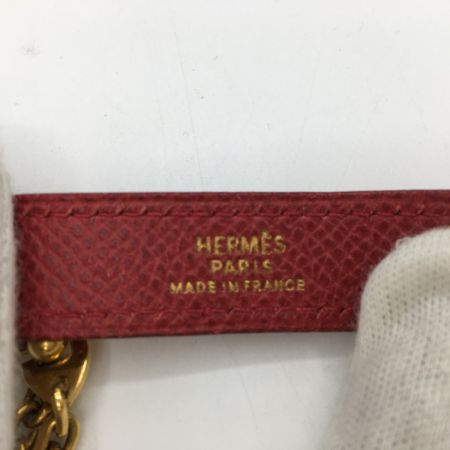  HERMES エルメス ファッション小物 グローブホルダー レッド