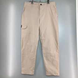 ◎◎ TOMMY HILFIGER トミーヒルフィガー ゴルフウェア ゴルフパンツ テーパードパンツ Lサイズ THMA372 ベージュ Bランク