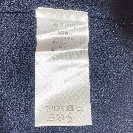  TOMMY HILFIGER トミーヒルフィガー スリーブロゴ モックネックセーター LLサイズ ゴルフウェア THMA370 ネイビー