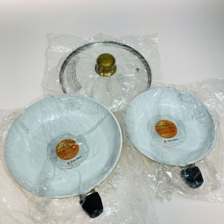  Shop Japan ショップジャパン Crasit セラフィット プレミア フライパンセット 20cm 24cm 28cm フライパン