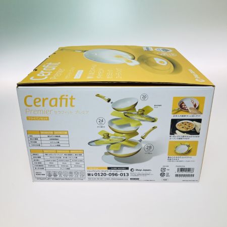  Shop Japan ショップジャパン Crasit セラフィット プレミア フライパンセット 20cm 24cm 28cm フライパン
