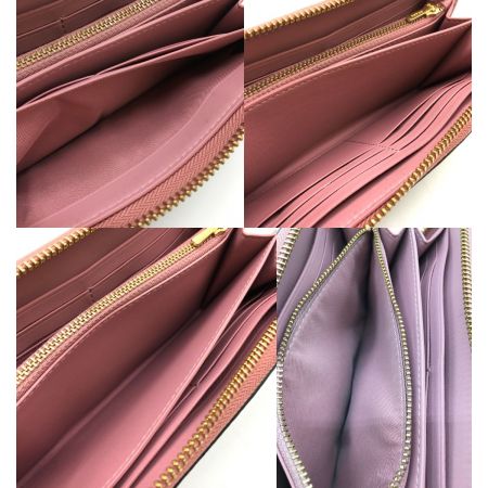  COACH コーチ  長財布 ラウンドファスナー シグネチャー  C4452 ブラウン