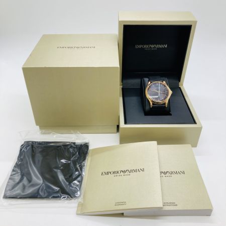  EMPORIO ARMANI エンポリオアルマーニ 自動巻き 腕時計 箱・取説付 ARS3003