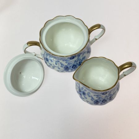  NARUMI ナルミ ミラノシリーズ 4点セット （コーヒーポット・クリーマー・シュガーポット・スモールトレイ） ボーンチャイナ