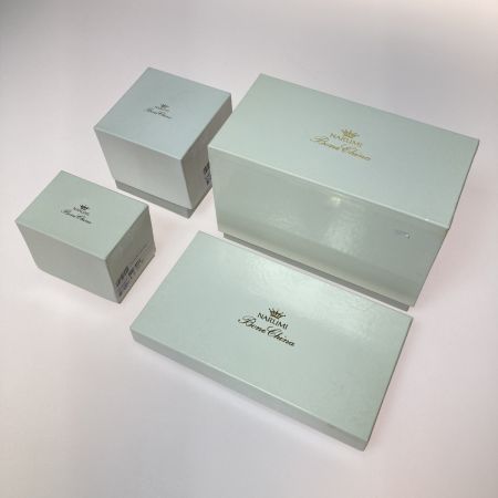  NARUMI ナルミ ミラノシリーズ 4点セット （コーヒーポット・クリーマー・シュガーポット・スモールトレイ） ボーンチャイナ