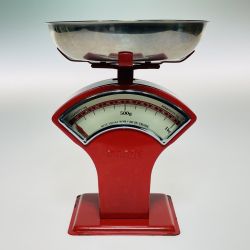 ◎◎ DULTON クラシックスケール 1kg はかり レッド Cランク