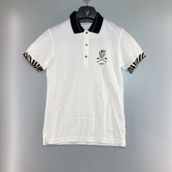 ◎◎ MARK&LONA マークアンドロナ ゴルフウェア ポロシャツ 半袖 Sサイズ メンズ ML-16S-P04 ホワイト Cランク