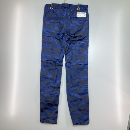 MARK&LONA マークアンドロナ ゴルフウェア パンツ カモフラ柄 Sサイズ ML-17S-T21 ブルー