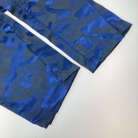  MARK&LONA マークアンドロナ ゴルフウェア パンツ カモフラ柄 Sサイズ ML-17S-T21 ブルー