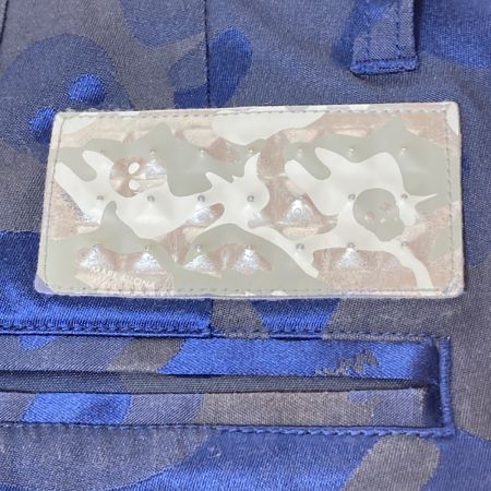  MARK&LONA マークアンドロナ ゴルフウェア パンツ カモフラ柄 Sサイズ ML-17S-T21 ブルー