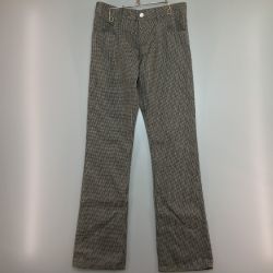 ◎◎ MARK&LONA マークアンドロナ ゴルフパンツ　チェック柄 スカル刺繍　サイズＳ Bランク