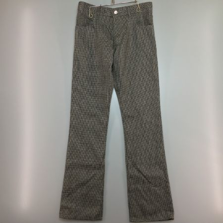  MARK&LONA マークアンドロナ ゴルフパンツ　チェック柄 スカル刺繍　サイズＳ