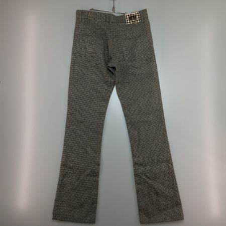  MARK&LONA マークアンドロナ ゴルフパンツ　チェック柄 スカル刺繍　サイズＳ