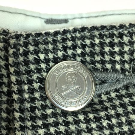  MARK&LONA マークアンドロナ ゴルフパンツ　チェック柄 スカル刺繍　サイズＳ