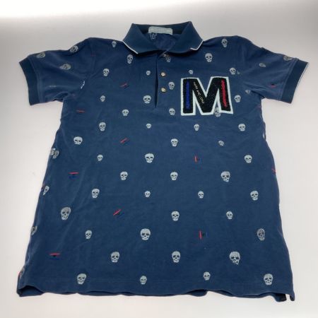  MARK&LONA マークアンドロナ 半袖ポロシャツ スカル柄刺繍 サイズS ゴルフウェア