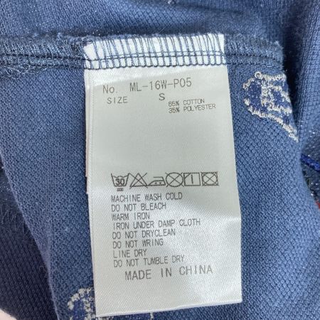  MARK&LONA マークアンドロナ 半袖ポロシャツ スカル柄刺繍 サイズS ゴルフウェア