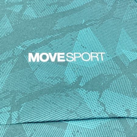  DESCENTE デサント MOVESPORT S.F.TECH SHIELD 総柄フルジップフーディー Lサイズ ST4FSW44M グリーン