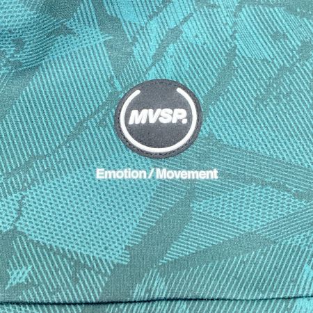  DESCENTE デサント MOVESPORT S.F.TECH SHIELD 総柄フルジップフーディー Lサイズ ST4FSW44M グリーン