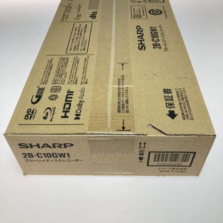  SHARP シャープ AQUOS アクオス Blu-ray ブルーレイディスクレコーダー 1TB 2B-C10GW1