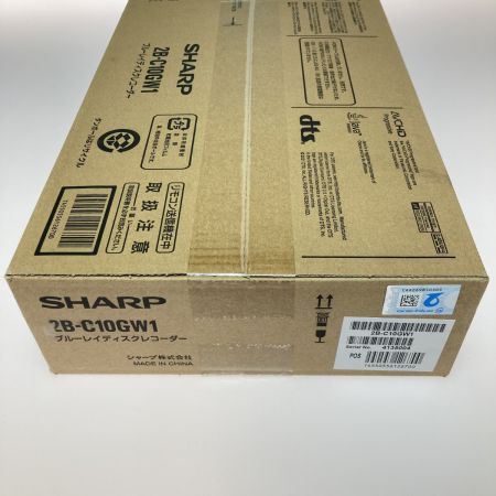  SHARP シャープ AQUOS アクオス Blu-ray ブルーレイディスクレコーダー 1TB 2B-C10GW1