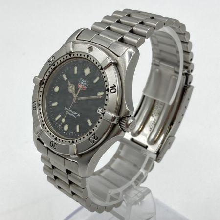  TAG HEUER タグホイヤー プロフェッショナル 200m クォーツ メンズ 腕時計 WE-1110-R 本体のみ カレンダーズレ不具合有