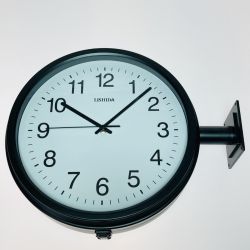 ◎◎  Lishida 両面時計 壁掛け 掛け時計 ダブルフェイスクロック Bランク