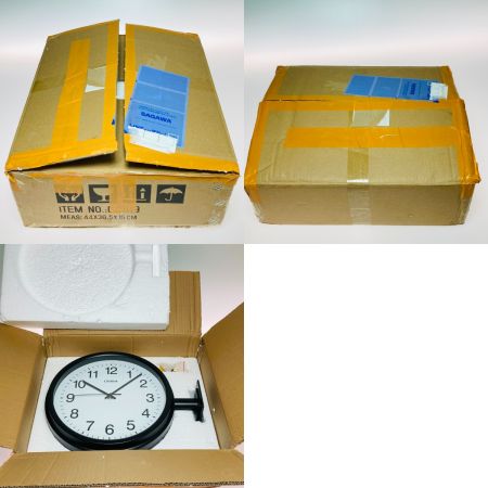   Lishida 両面時計 壁掛け 掛け時計 ダブルフェイスクロック